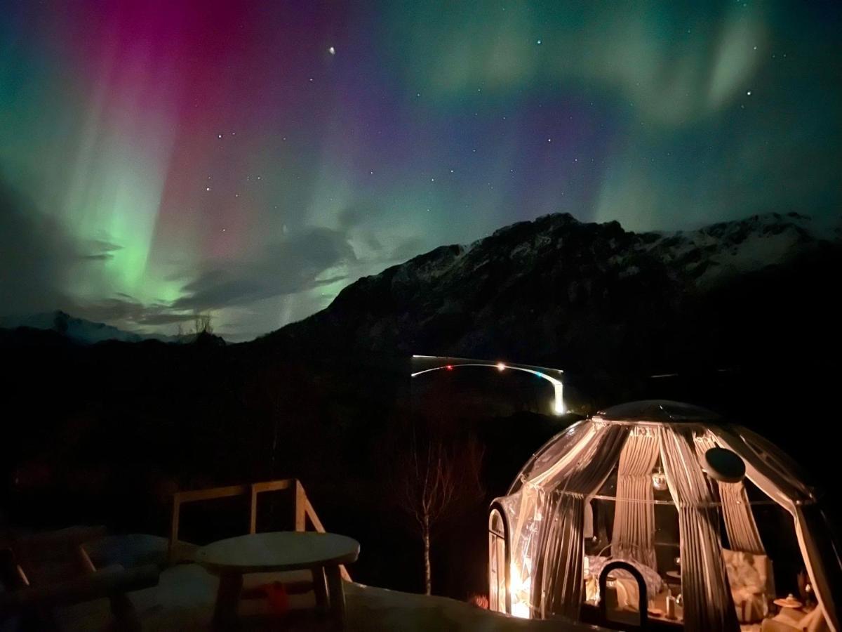 Lofoten Glampingdome Myrland Екстериор снимка