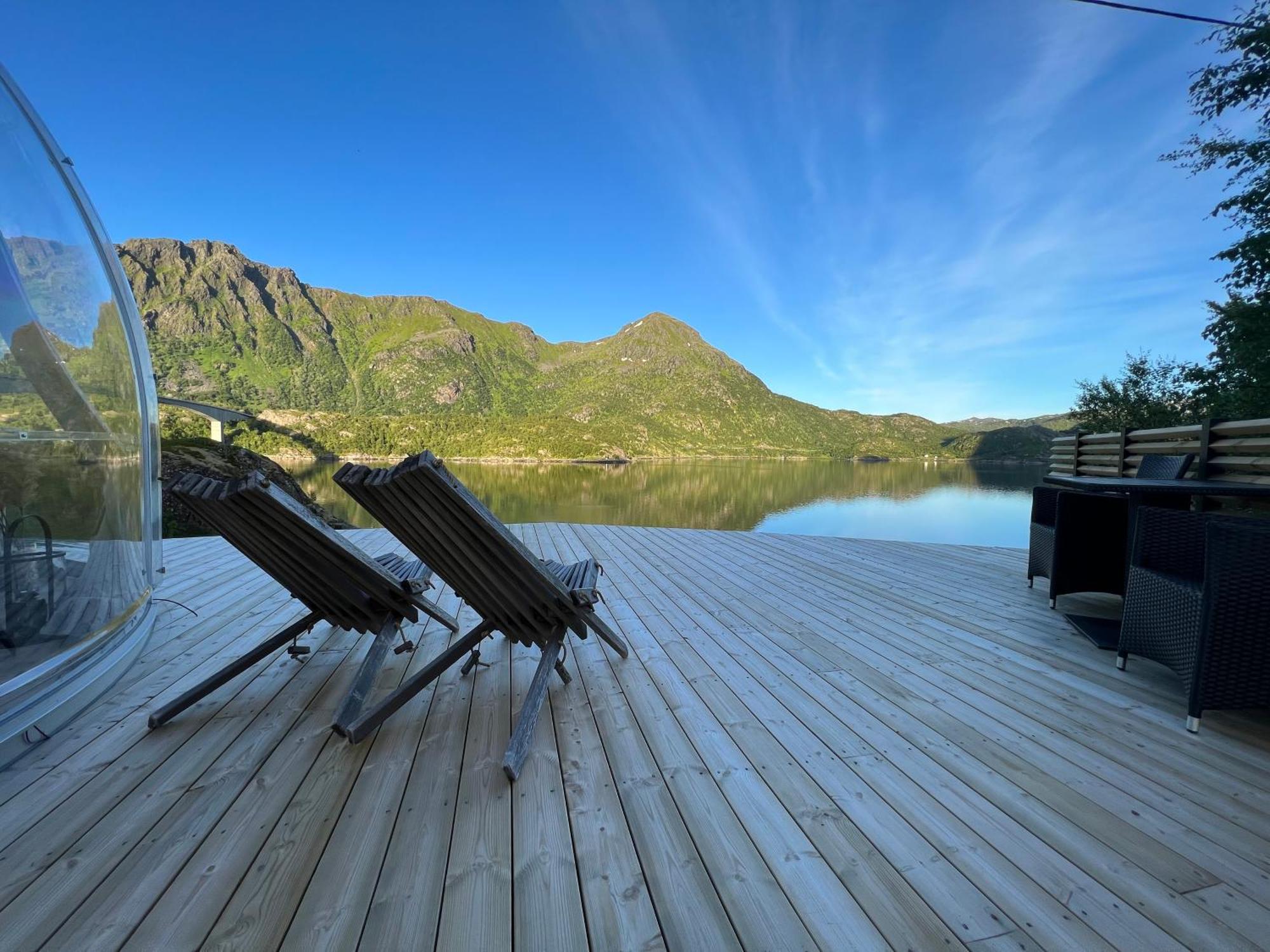 Lofoten Glampingdome Myrland Екстериор снимка